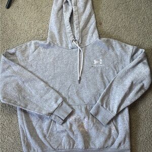 Under Armour Gray Hooded Pullover Sweatshirt